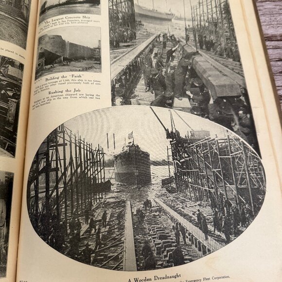 Antique “Liberty’s Victorious Conflict” Photographic History of World War 1918 - Picture 8 of 12